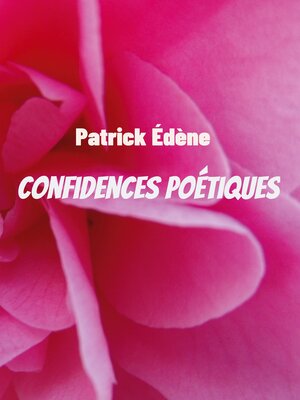 cover image of Confidences poétiques